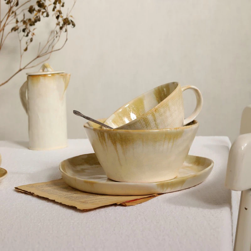 Ceramic Dinner Set for 4